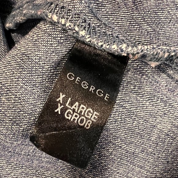 VTG 📌GEGRGE essentials 80s Denim Jacket - Picture 14 of 15